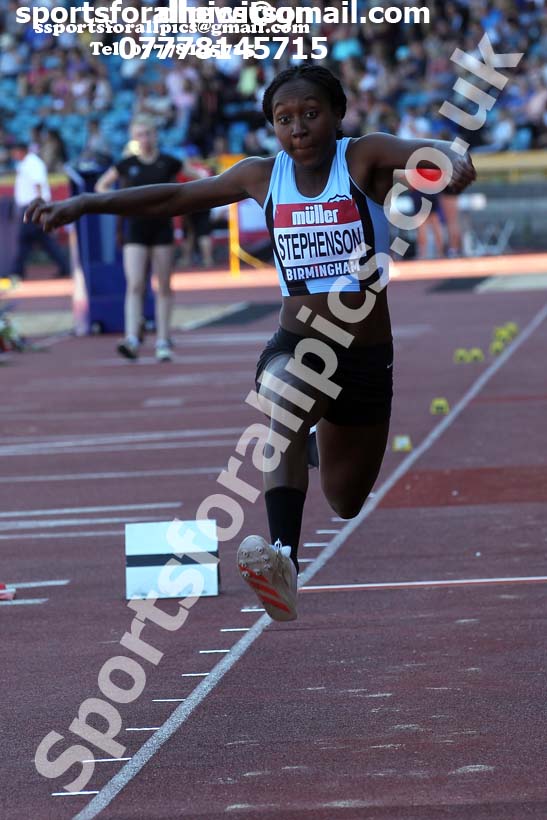 Womens triple jump, 2019 Muller British Championships, Alexander Stadium, Birmingham. Photo: David T. Hewitson/Sports for All Pics